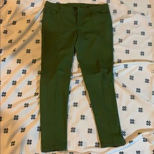 Hunter green color jeans